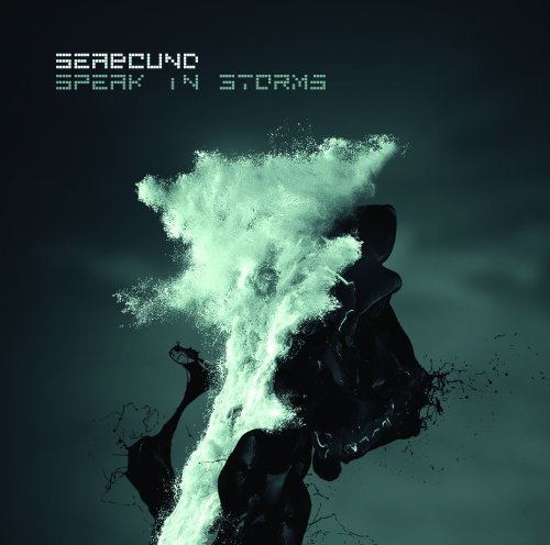 CD cover: dark silhouette emerging from a crashing wave of water.