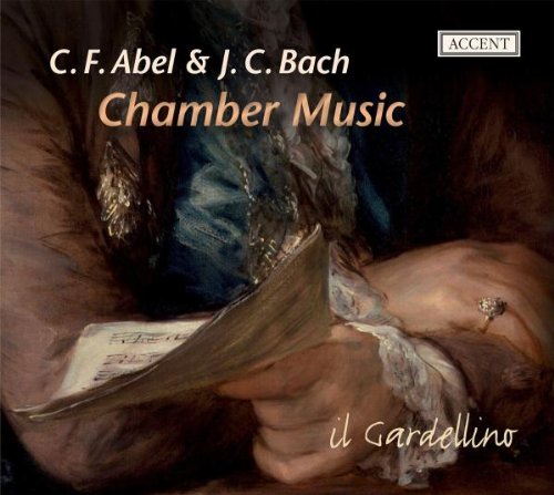 A CD cover featuring a man reading sheet music, with text overlay.
