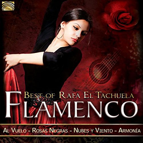 Flamenco album cover featuring a dancer in red skirt against a red background.