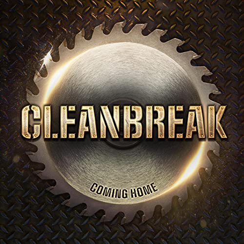 CD cover with metallic lettering and a circular saw blade design.