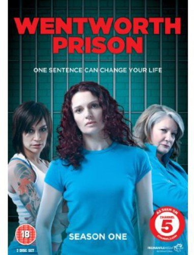 "Wentworth Prison Season One" DVD cover featuring three women against a prison background.