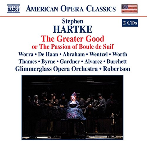 "CD cover featuring a woman in a dress surrounded by musicians on stage."