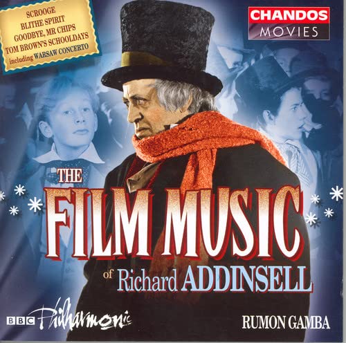 CD cover featuring a man in a top hat and film titles.