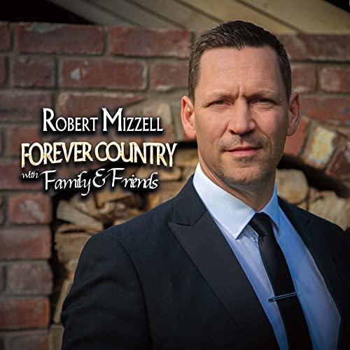Robert Mizzell album cover, man in suit against brick wall.