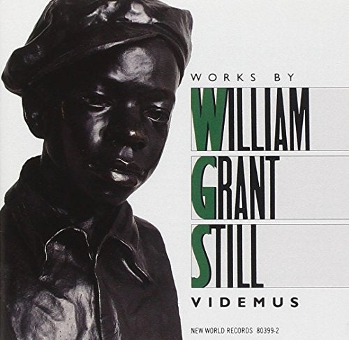 CD cover featuring a black statue of a person and green and black text.