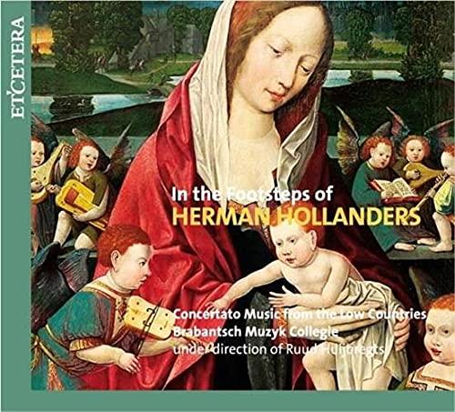 CD cover: Renaissance painting of Mary with angels and musicians.