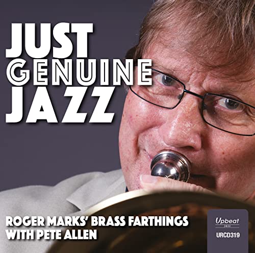CD cover featuring a man with glasses playing a brass instrument.