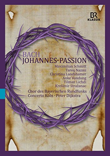 DVD cover with a crown of thorns on a parchment background.