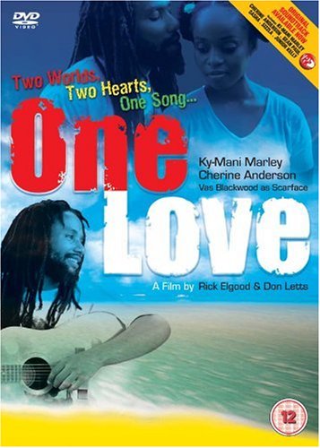 “One Love” DVD cover featuring two people and a beach scene.