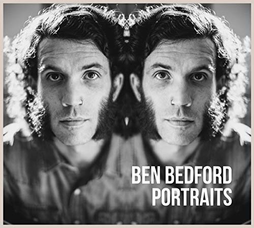 Ben Bedford's album cover, featuring a black-and-white mirrored portrait of the artist.
