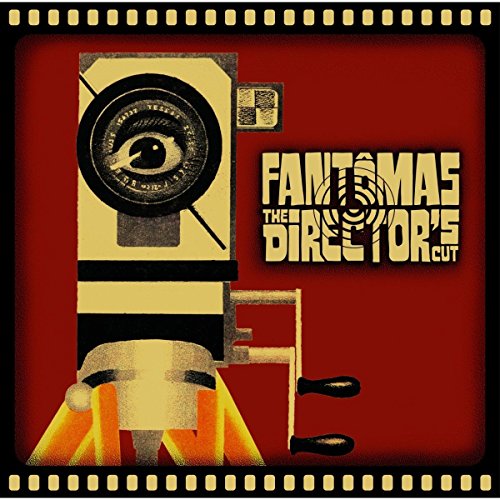 Fantomas album cover featuring an eye within a film camera lens.