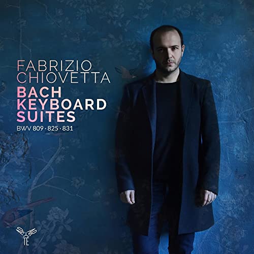 CD cover featuring Fabrizio Chiovetta, pianist, against a blue floral background.