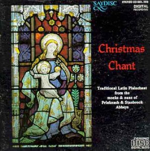 CD cover depicting a stained-glass window of Mary and baby Jesus.