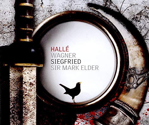 CD cover with sword, shield, raven, and text: "Wagner Siegfried Elder".