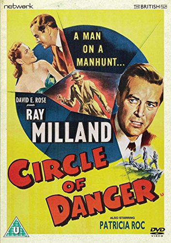DVD cover art for Circle of Danger featuring Ray Milland and Patricia Roc.