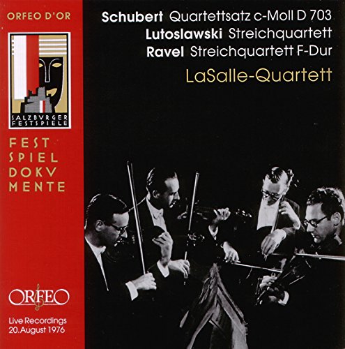 CD cover featuring the LaSalle Quartet performing in 1976.