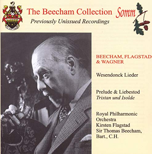 CD cover featuring a black and white portrait of Sir Thomas Beecham.
