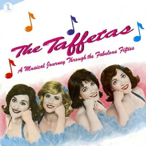 CD cover for "The Taffetas" musical, featuring four smiling women.