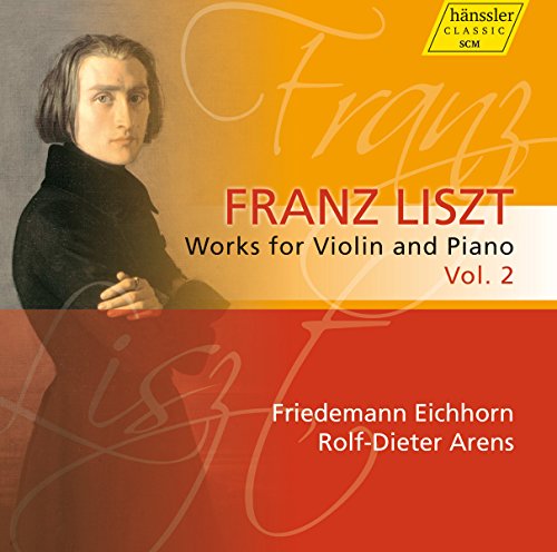 CD cover featuring portrait of Franz Liszt and title details.