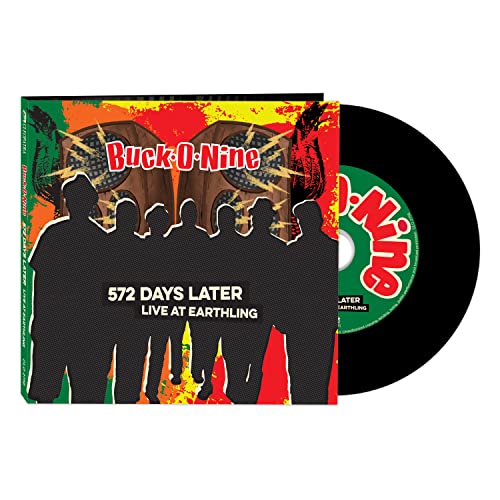 Buck-O-Nine live album CD and vinyl record with colorful, silhouetted cover art.