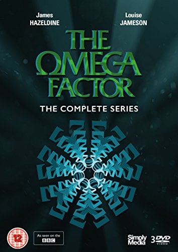 DVD cover for "The Omega Factor" featuring two people against a dark background.