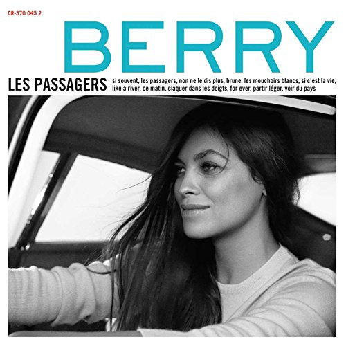 Black and white album cover featuring a woman sitting in a car.