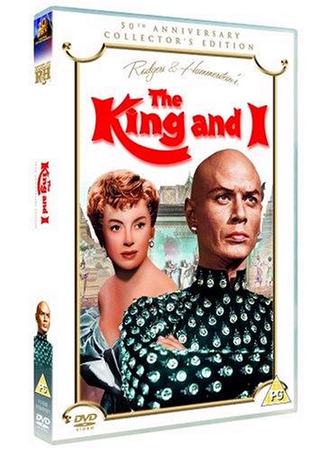 "The King and I" DVD case with actors' images on the cover.