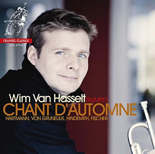 CD cover featuring a man holding a trumpet, with text overlay.