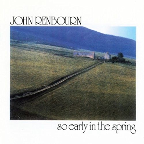"Album cover featuring a serene landscape with a house and railway track."