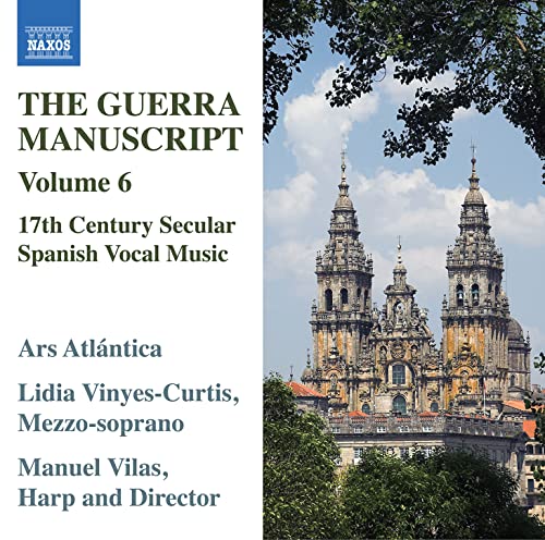 CD cover for “The Guerra Manuscript Vol. 6” featuring a cathedral.
