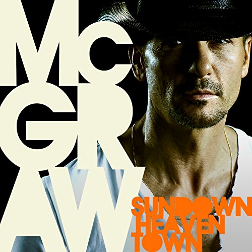 Tim McGraw album cover: close-up portrait with bold text overlay.
