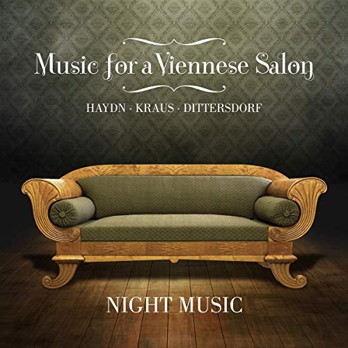CD cover featuring a wooden sofa with green upholstery against a patterned wallpaper background.