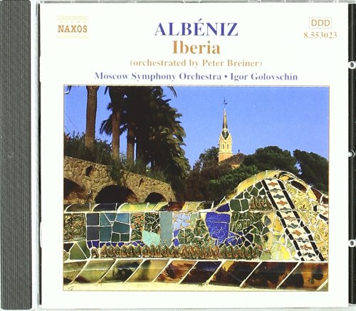 "CD cover with mosaic artwork, church, and palm trees against a blue sky."