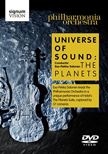 DVD cover for "Universe Of Sound: The Planets" featuring string instruments.