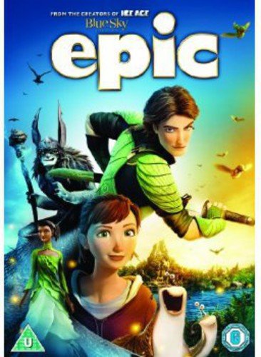 DVD cover for Epic featuring animated characters in a lush green forest setting.
