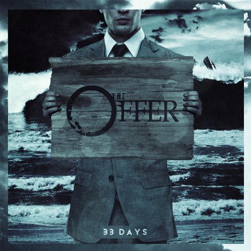 Man in suit holding a wooden sign with the letter "O".