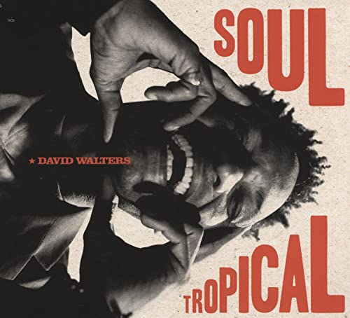 CD cover for David Walters’ “Soul Tropical” featuring a portrait and text.
