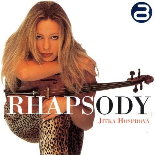 Woman with long blonde hair holding a violin, album cover.