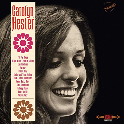Vinyl record cover featuring a smiling woman with long brown hair.