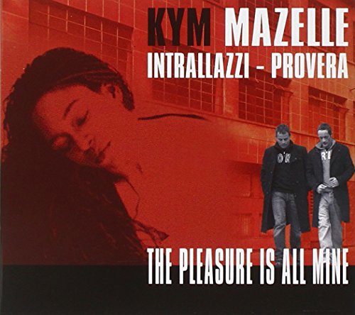 "Kym Mazelle CD cover featuring a woman and two men in front of a building."