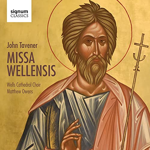CD cover featuring an icon-style portrait of a bearded man with a cross.