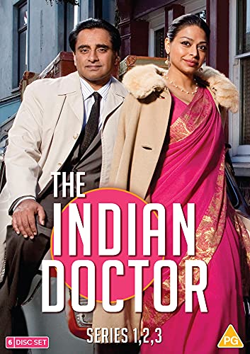 DVD cover for "The Indian Doctor" featuring two actors in period clothing.