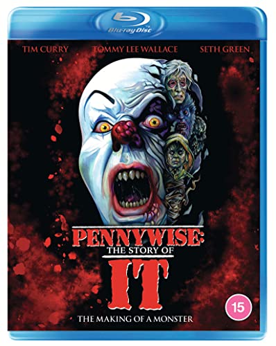 Blue-ray case with cover art featuring a clown and other characters against a red background.