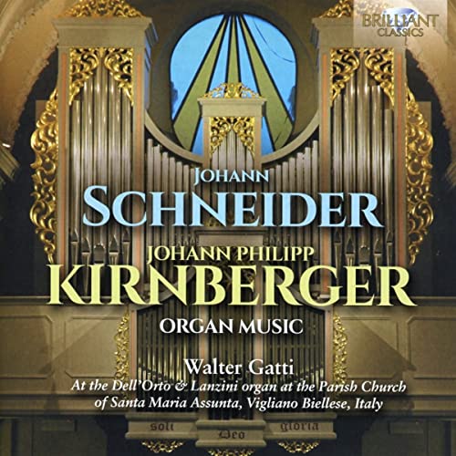 CD cover featuring an ornate church organ and composers’ names.