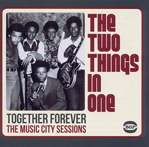 CD cover featuring a 1970s soul group, “The Two Things In One.”