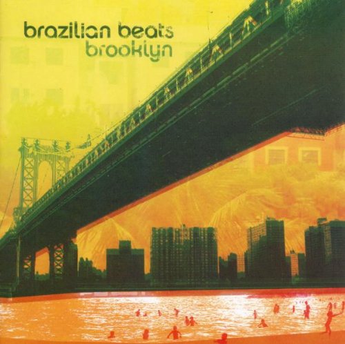 CD cover with a bridge, city skyline, and orange water below.