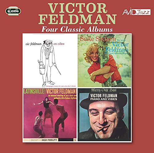 CD cover for Victor Feldman’s “Four Classic Albums” with album art collage.
