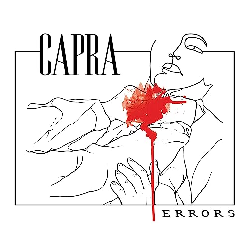 CD cover for “Errors” by Capra, featuring a line-art illustration.