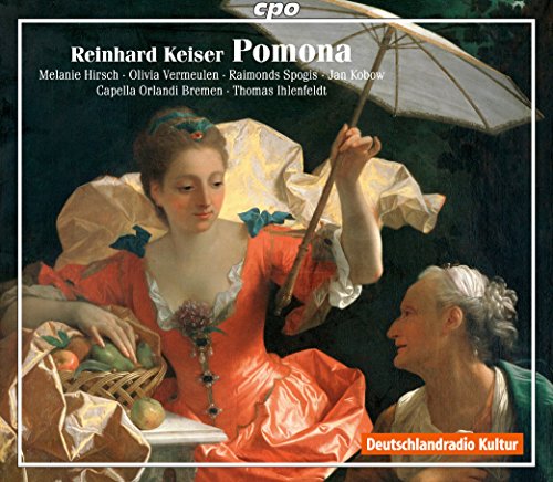 "CD cover featuring a Renaissance-style painting of a woman in an orange dress."