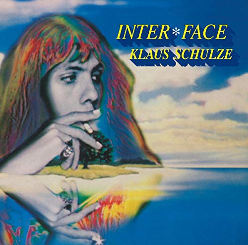 Album cover for Klaus Schulzeās āInter*faceā featuring a painted portrait.